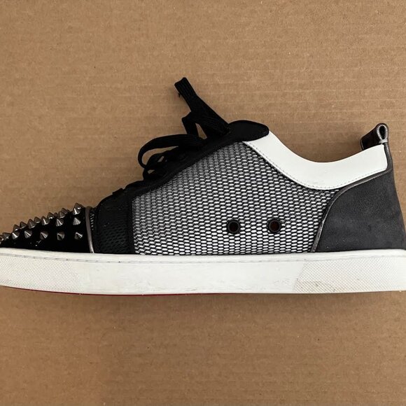 Christian Louboutin Louis Junior Spikes Orlato Flat Low Top Sneakers 44.5 - Picture 5 of 16